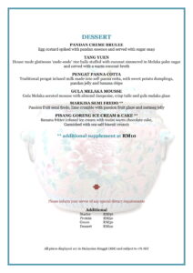 KEBAYA (NEW) Set Menu - Lunch1-2